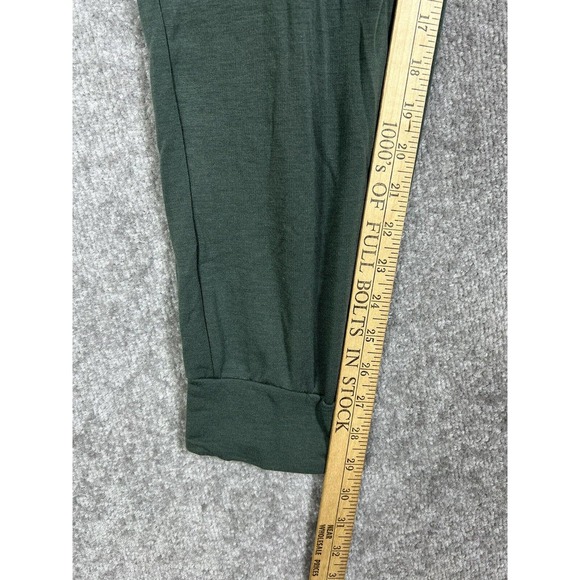 Eddie Bauer Lounge Pull On Jogger Pants Womens Size Large Green Pockets Stretch - Picture 9 of 10